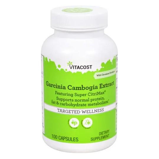 Добавка Vitacost Garcinia Cambogia with Chromium Picolinate 100 капсул (844197018086)