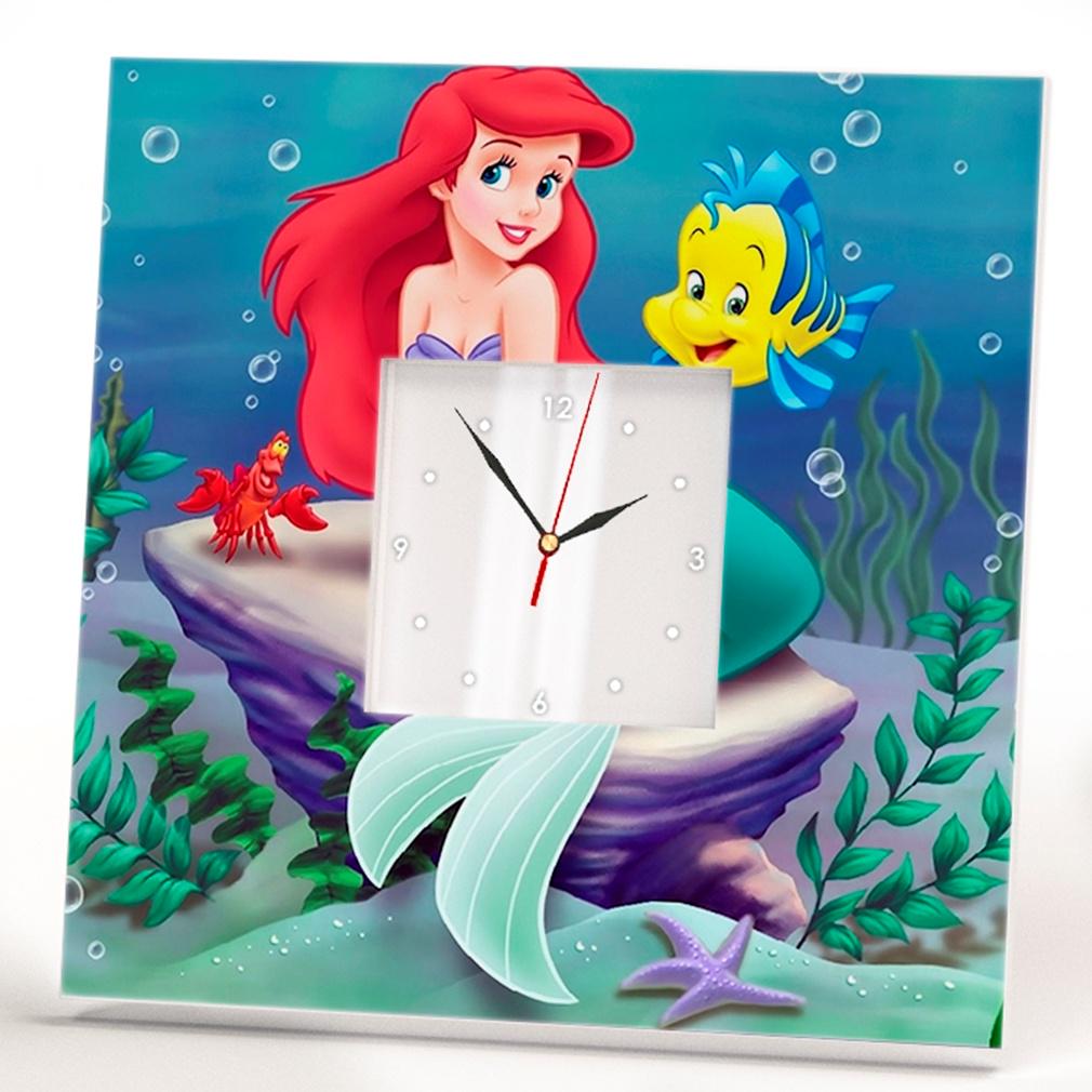 Часы Русалочка The Little Mermaid 260x260 мм (C03423)