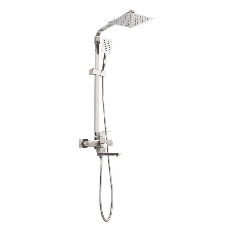 Душова система MIXXUS FIT-009-J з виливом нержавіюча сталь Хром (SS2825)