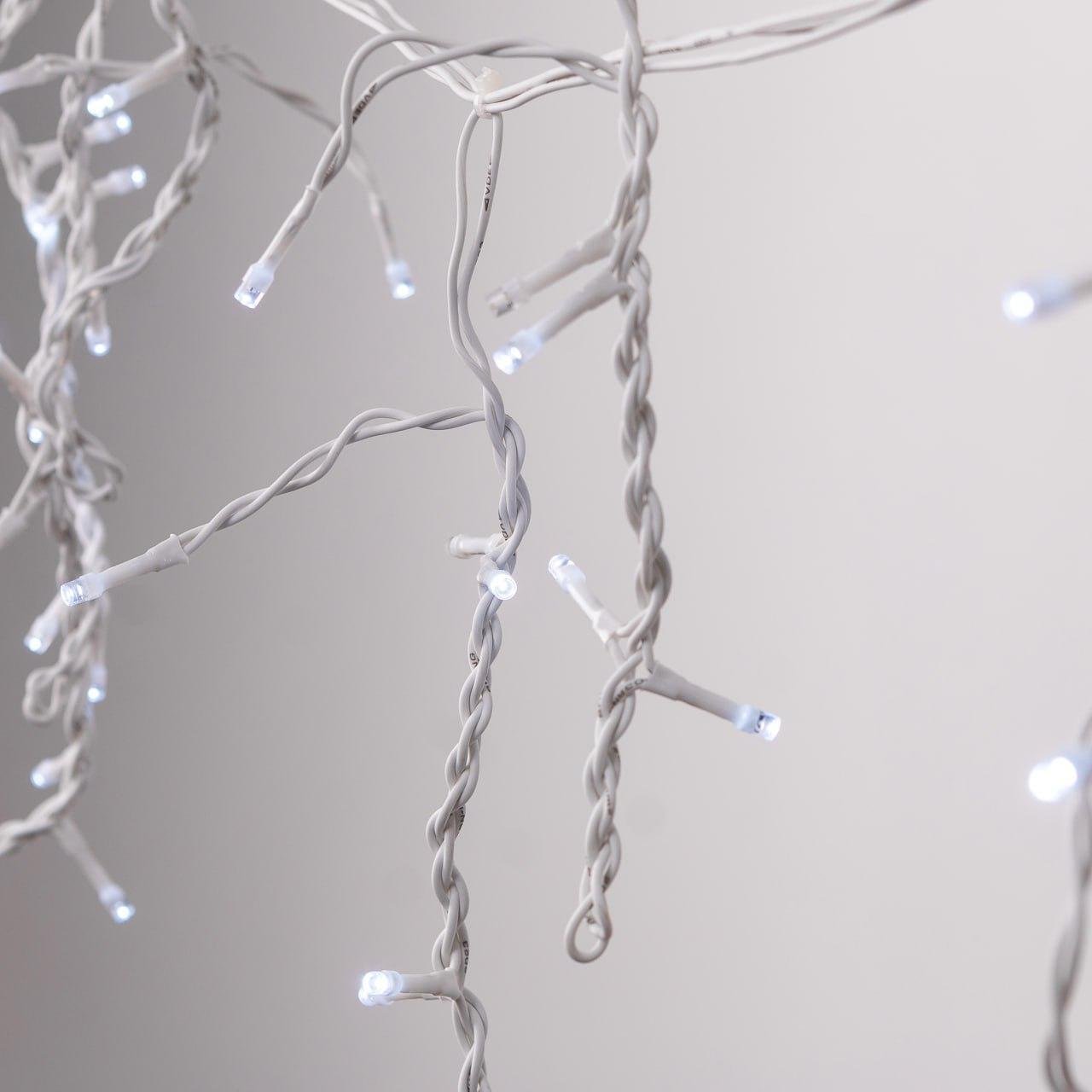 Гирлянда уличная Бахрома 6МWW 6 м 105 LED Белый/Белый (29912638)