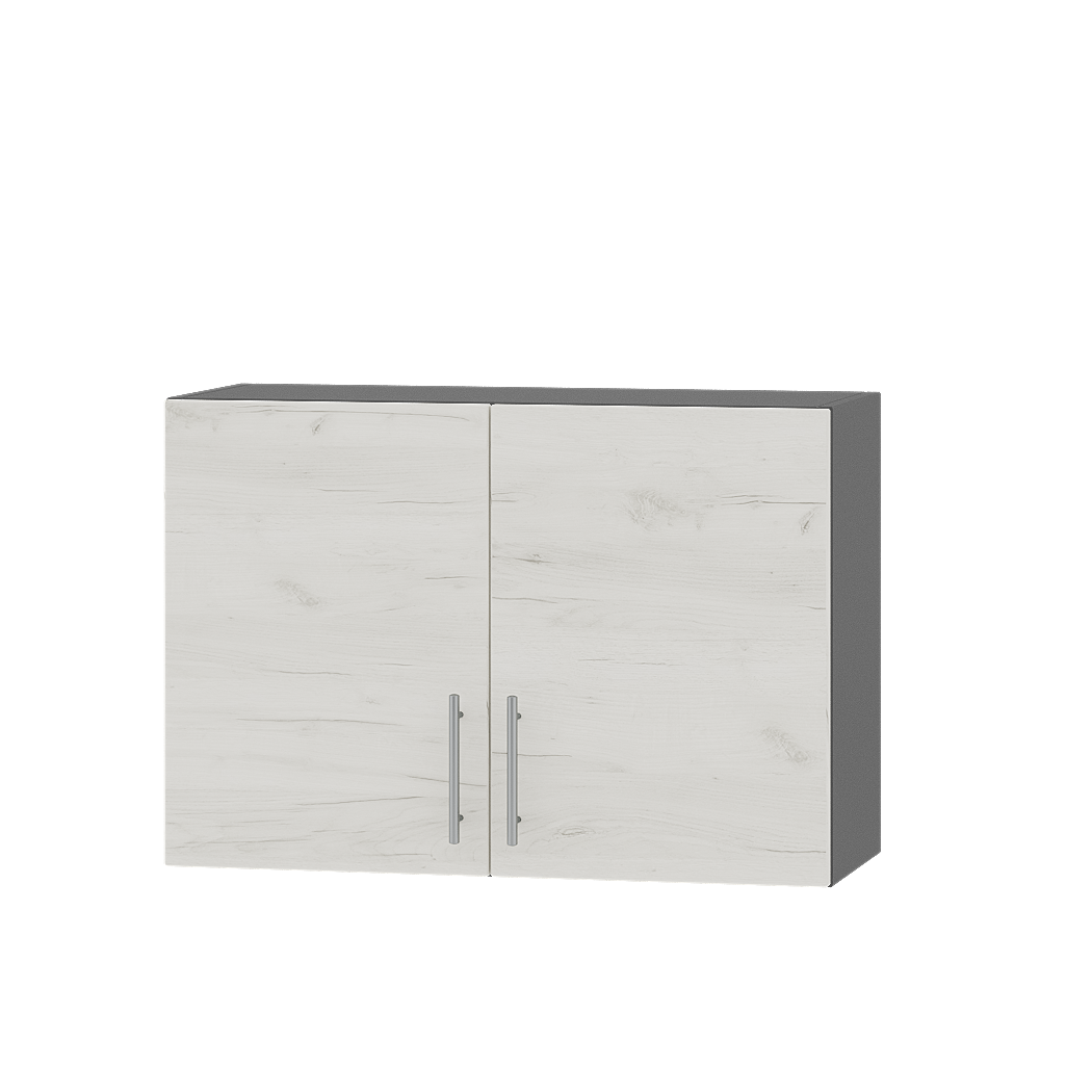 Шкаф верхний Эверест Оптима модуль Верх для сушки посуды В22-800 80х30х56 см Дуб крафт белый/Антрацит (08649)