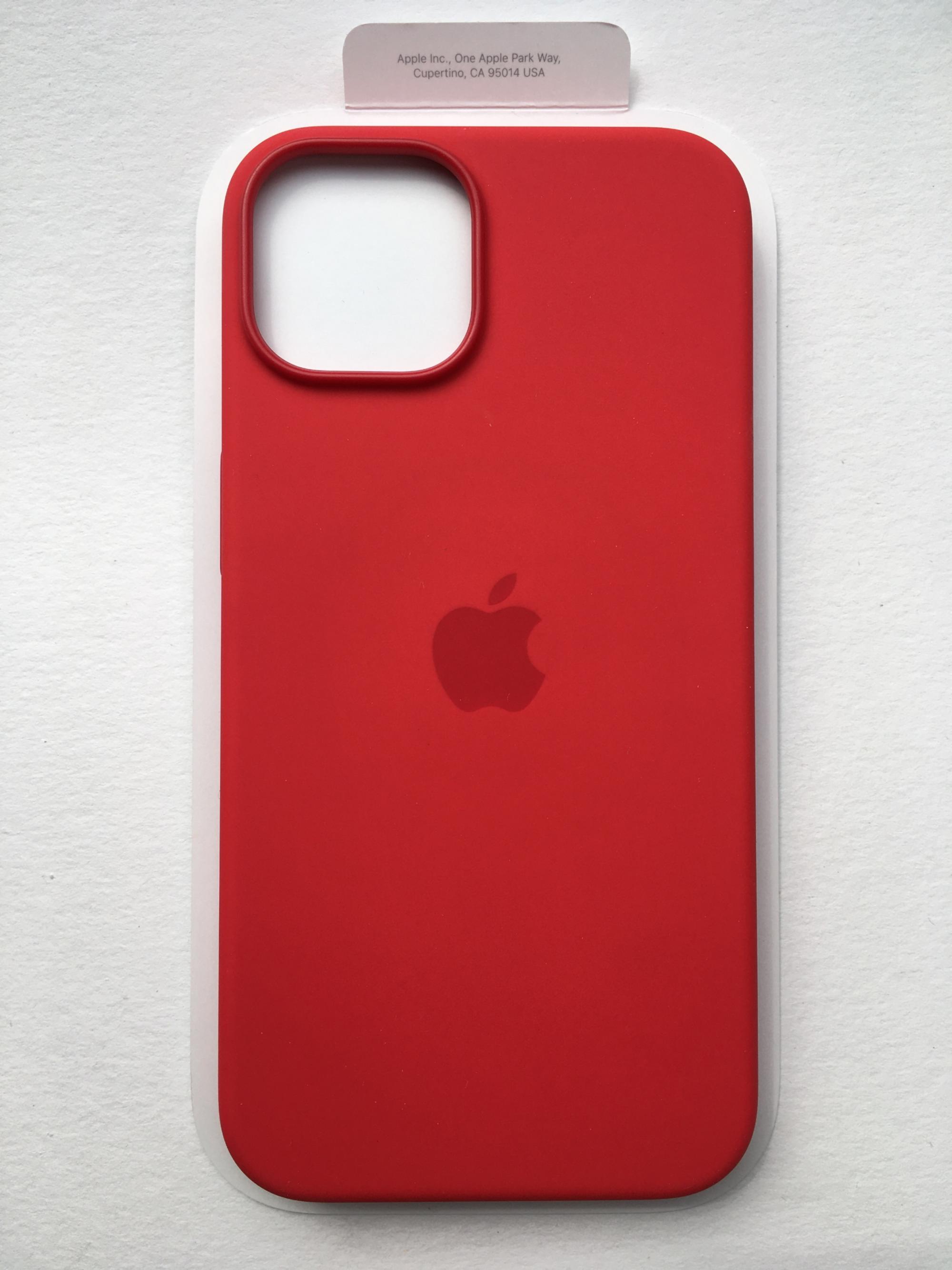 Чехол противоударный силиконовый Silicone Case MPRW3ZE/A MagSafe () для Apple Iphone 14 (6.1") Red - фото 2