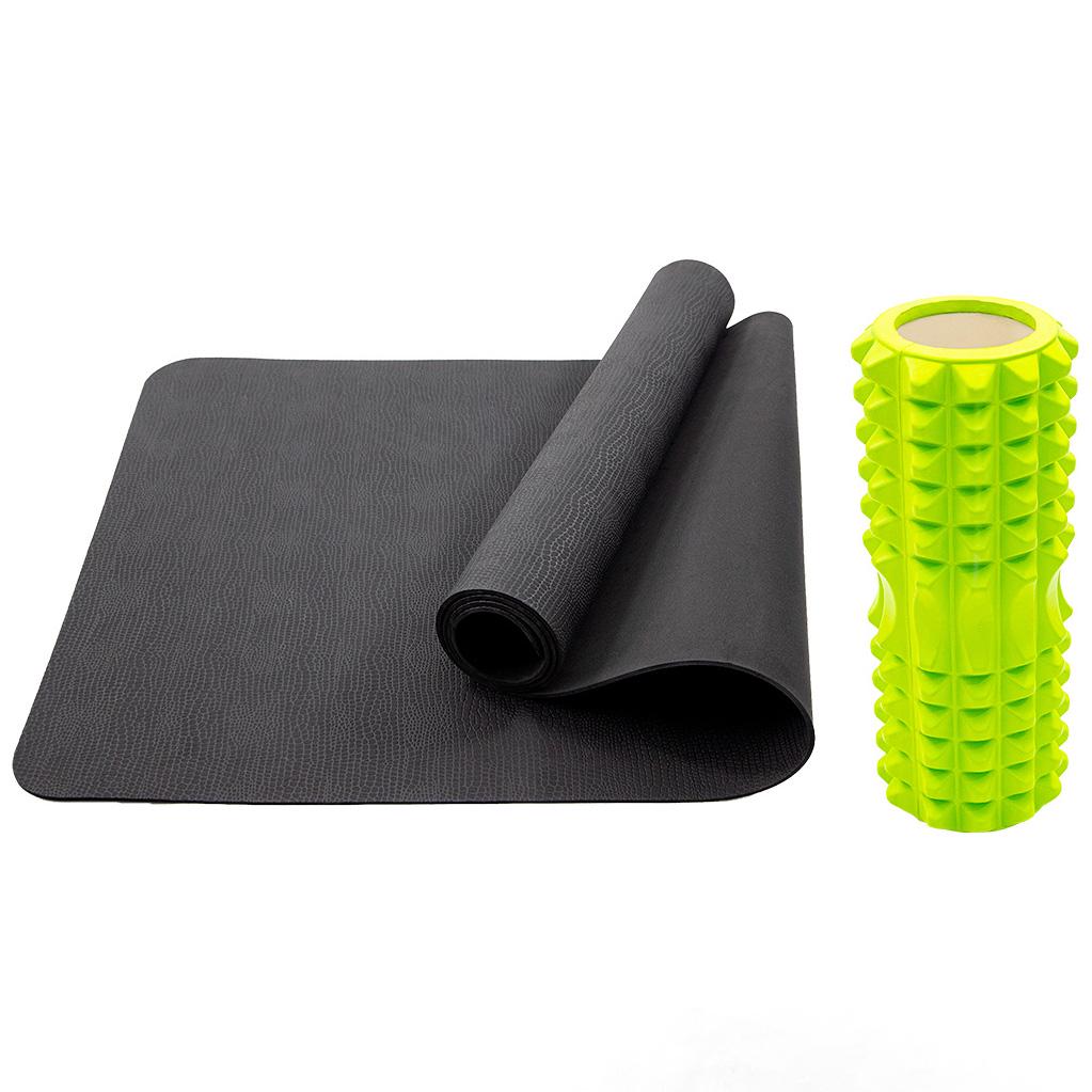 Набор OSPORT Set 112 коврик для йоги/ролик массажный (n-0145-01-16)