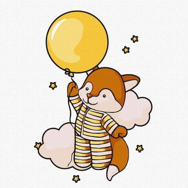 Картина за номерами Ideyka Досліджуючи небо ©tanya_bonya 25x25 см (Id-KHO6144)