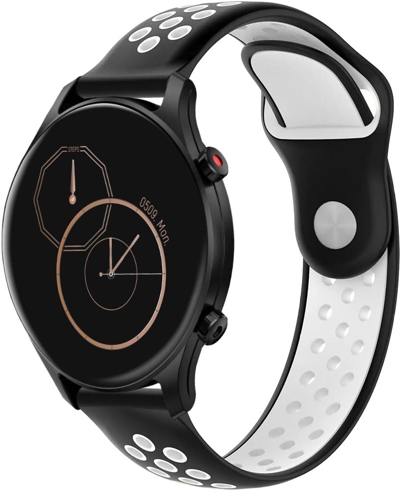 Ремінець Sport для Haylou LS04 (RS3) Black White (26322-1E)