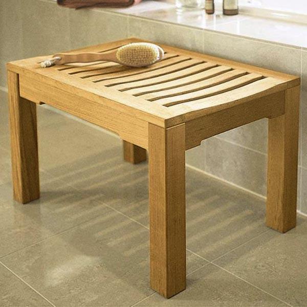 Табурет для ванной из дерева Оратис Сиена (ТВН-000605)