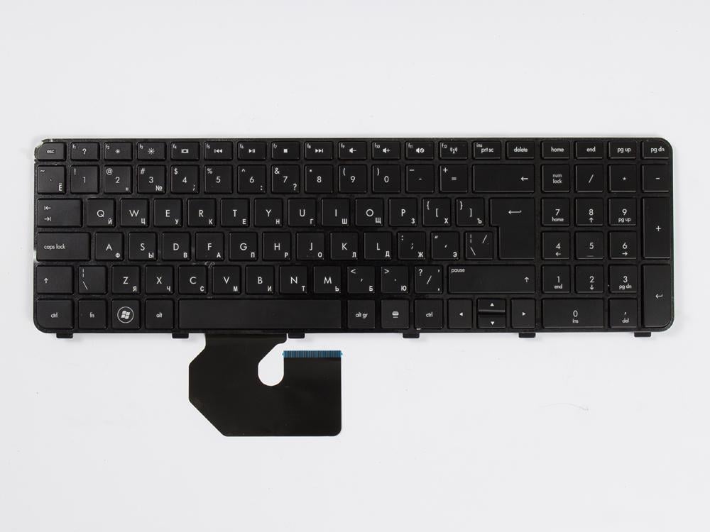 Клавіатура для ноутбука HP Pavilion DV7-6000 series/DV7-6100 series/DV7-6B series/DV7-6С series RU/EN з рамкою Black