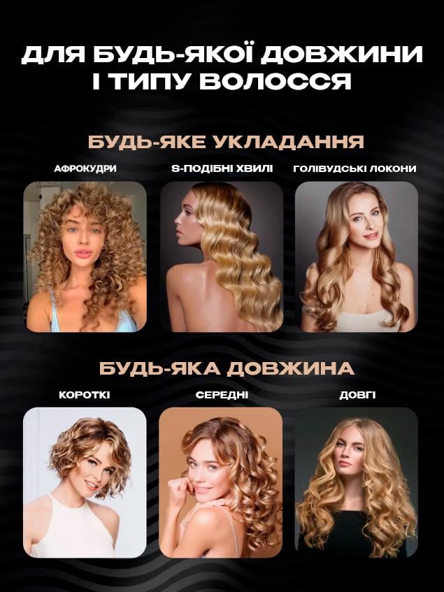 Плойка для завивки волос Geemy GM-1988 с керамическим покрытием/тройные шипцы (GM1988GL) - фото 9 Плойка для завивки волос Geemy GM-1988 с керамическим покрытием/тройные шипцы (GM1988GL) - фото 9