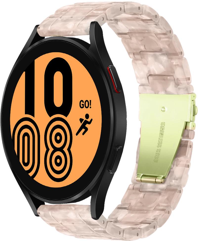 Ремешок из смолы Resin для смарт-часов Galaxy Watch 4 44 мм Pink (28802-31)