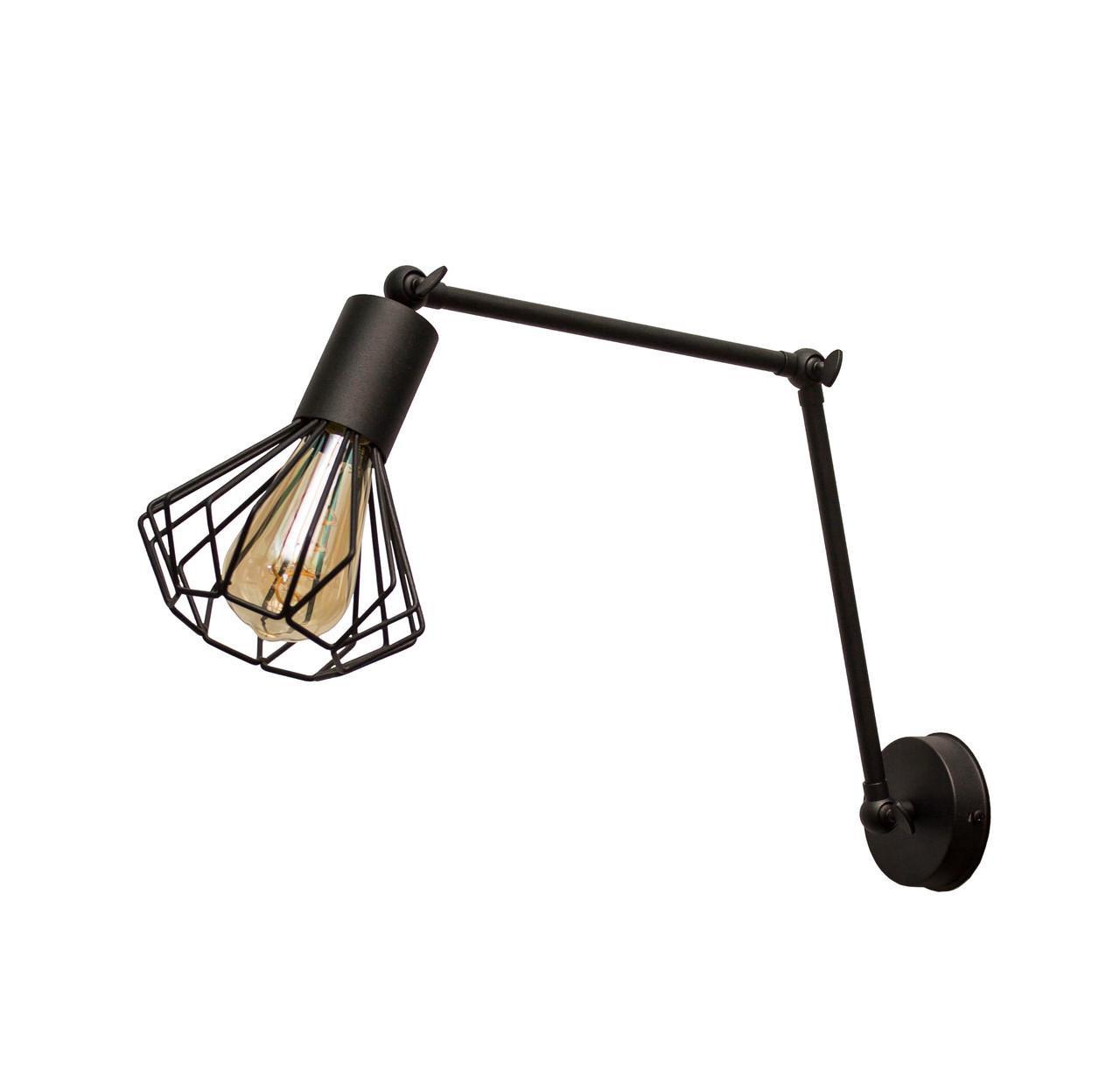 Бра MSK Electric Diadem NL 22156-1 BK с тремя поворотными механизмами (1660128451)