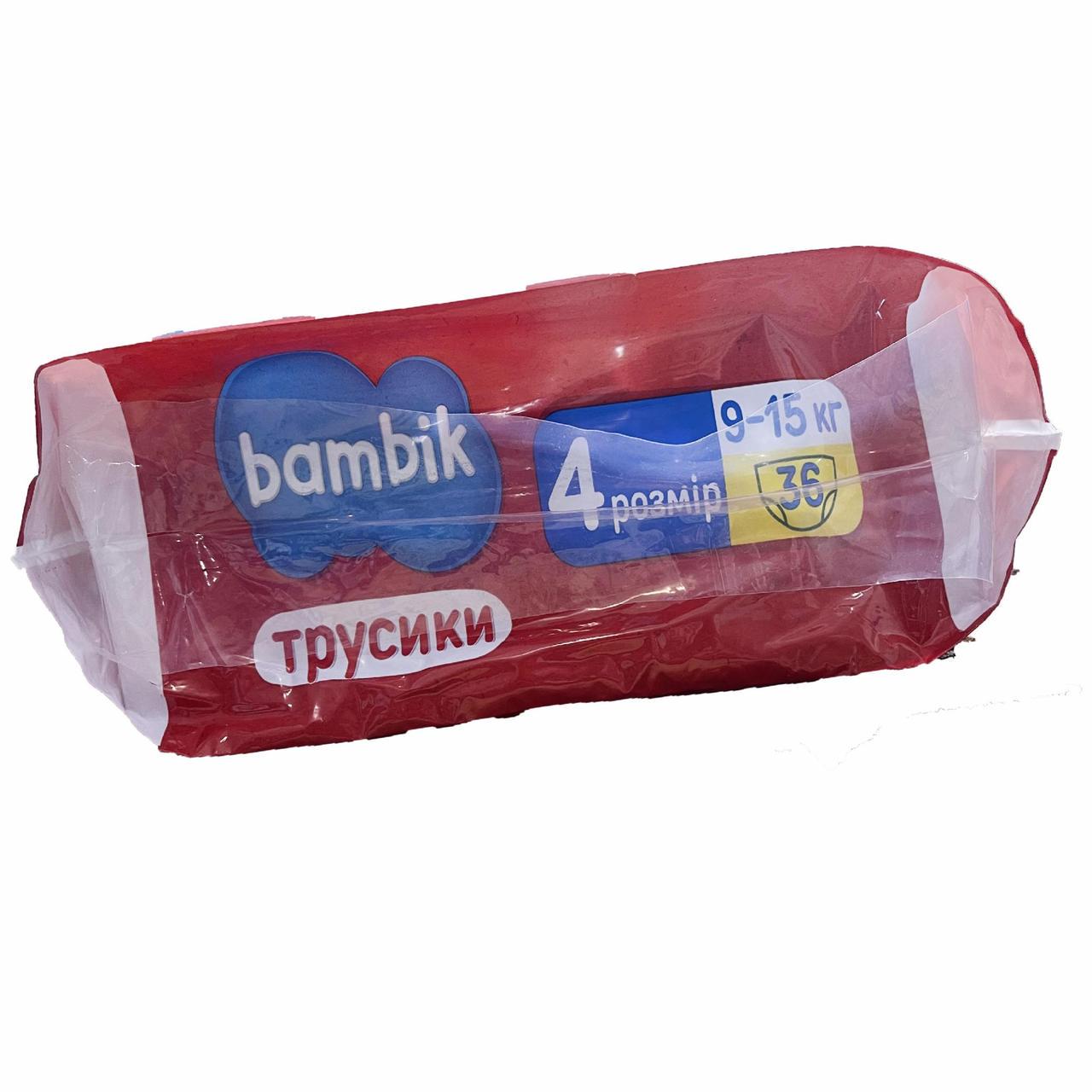 Підгузки-трусики дитячі Bambik 4 Maxi 9-15 кг 36 шт. (2098444532) - фото 2