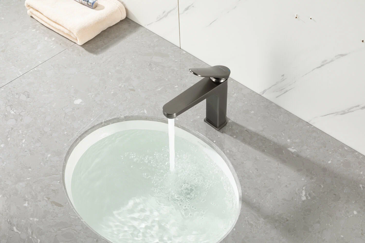 Смеситель для умывальника Gappo G1010-9 Графит (1055621) - фото 7 Смеситель для умывальника Gappo G1010-9 Графит (1055621) - фото 7