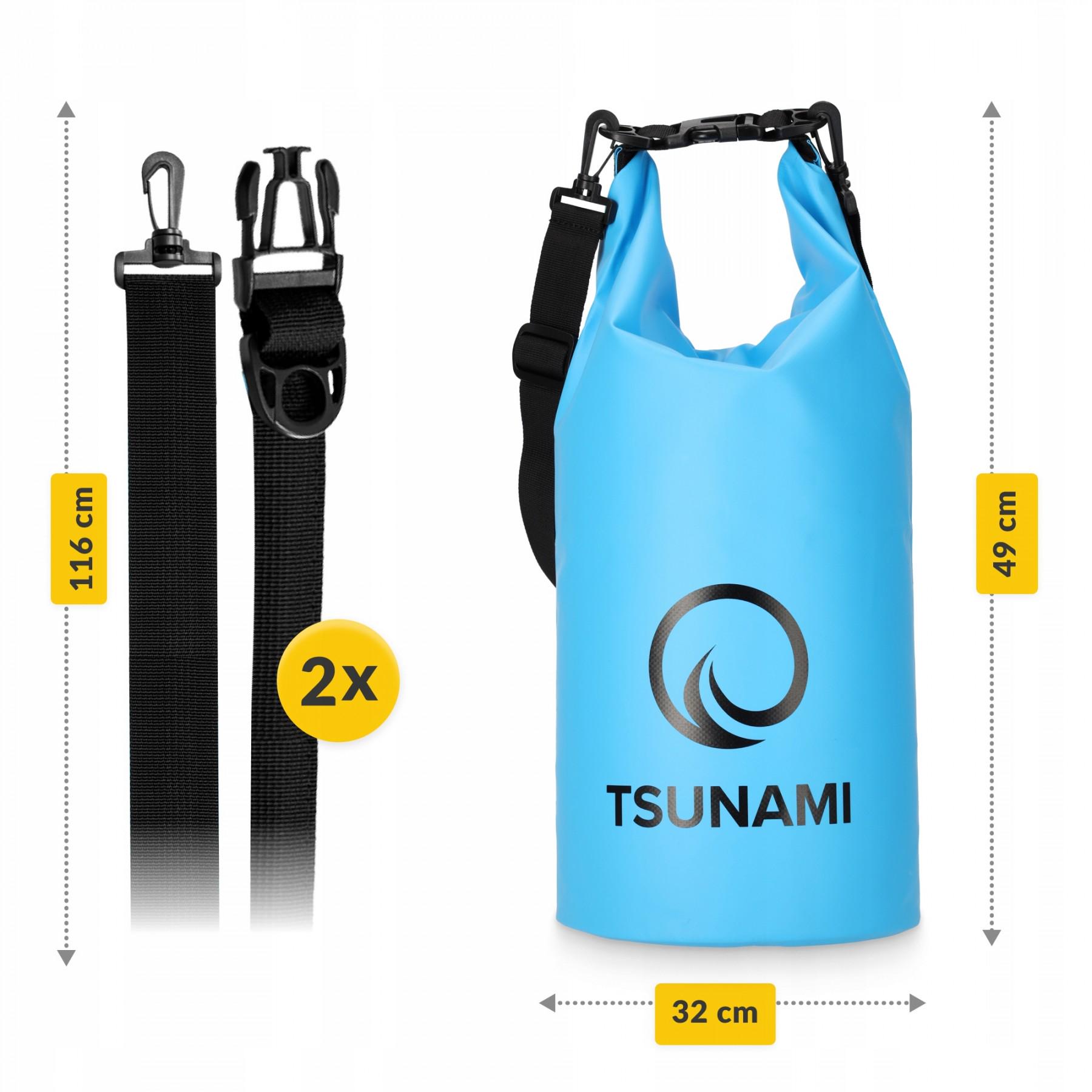 Гермомешок TSUNAMI Dry Pack 10 л (TS012) - фото 4