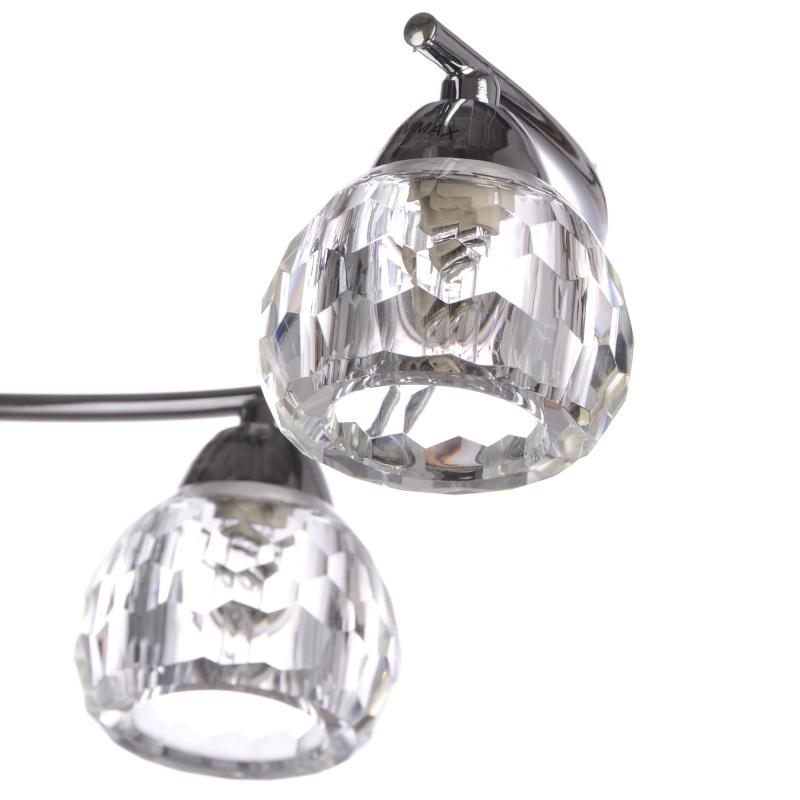 Люстра потолочная галогенная для натяжного потолка Brille BR 01 105/6 G9 - фото 3 Люстра потолочная галогенная для натяжного потолка Brille BR 01 105/6 G9 - фото 3