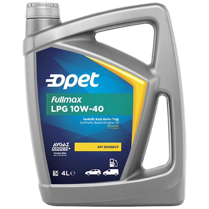 Моторное масло Opet FULLMAX LPG 10W-40 синтетическое 4 л (12930301)
