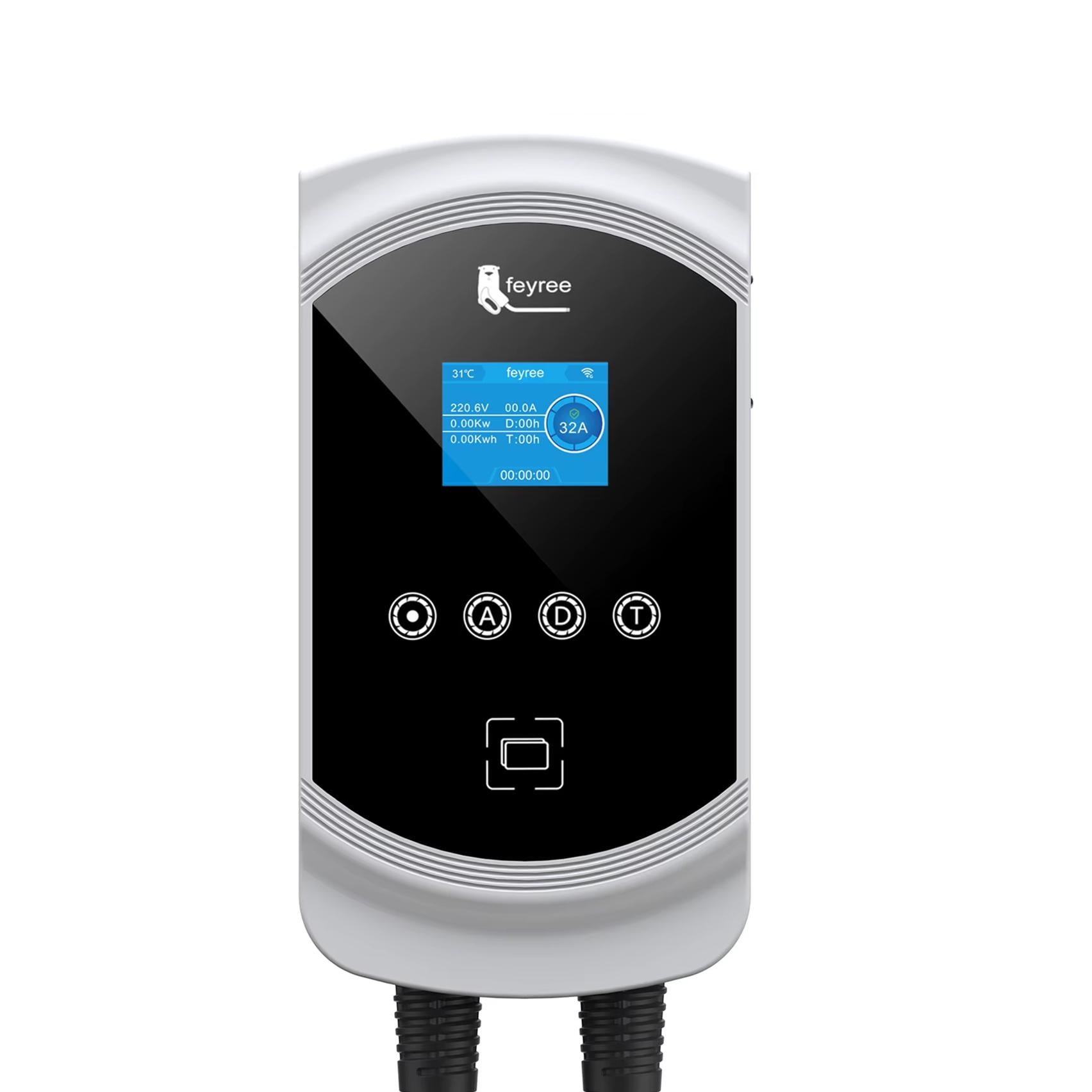 Зарядная станция для электромобиля Feyree 7 кВт 32A GB/T Gemini Wi-Fi DLB (FY7-32-1PH-GB/T-CS-GEM-DLB)