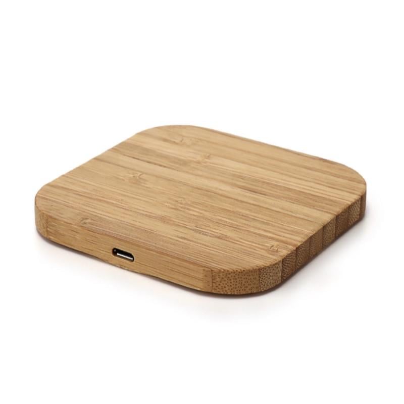 Зарядное устройство беспроводное из бамбука Qi Wireless 15W (974923913)