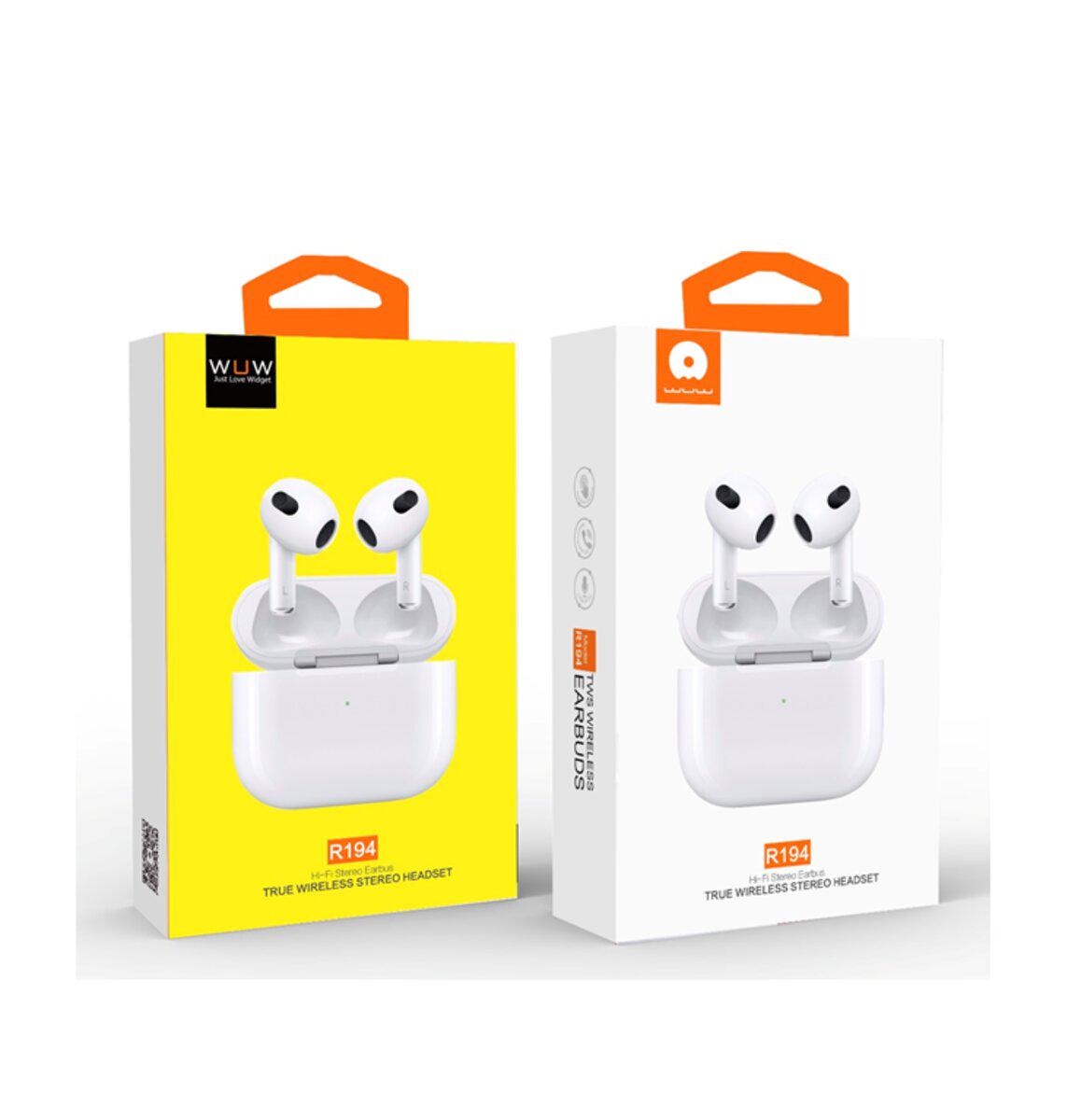 Навушники Wuw R194 200 mAh White - фото 2