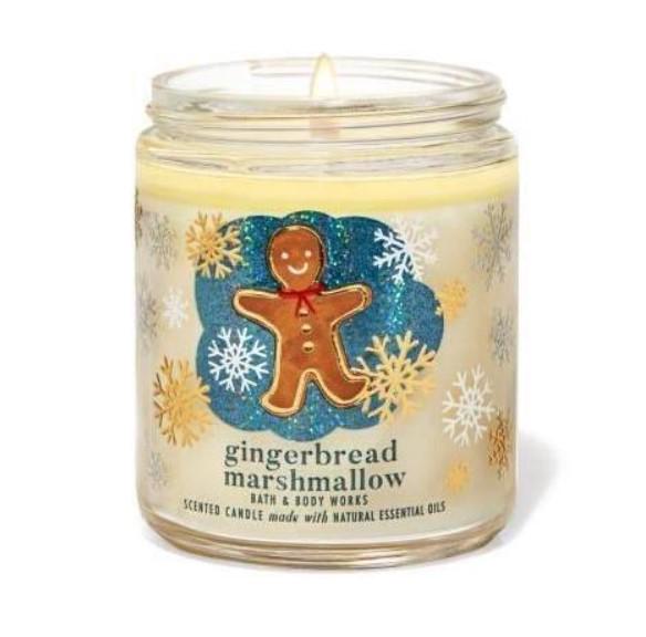 Свічка ароматна Bath&Body Works Gingerbread Marshmallow 198 г (2094754616) - фото 1