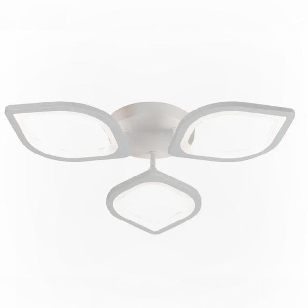 LED-люстра стельова Valeso з пультом та металевим каркасом 3000/6500K IP20 G 2713/3 WT 60W Білий (28686849)