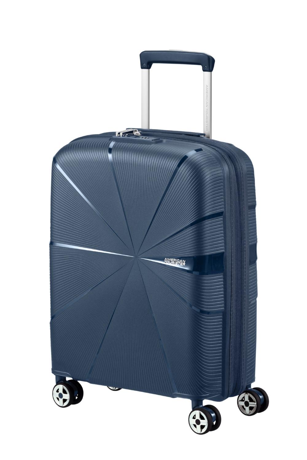 Валіза American Tourister STARVIBE 55х40х20/23 см Темно-синій (MD5*41002)