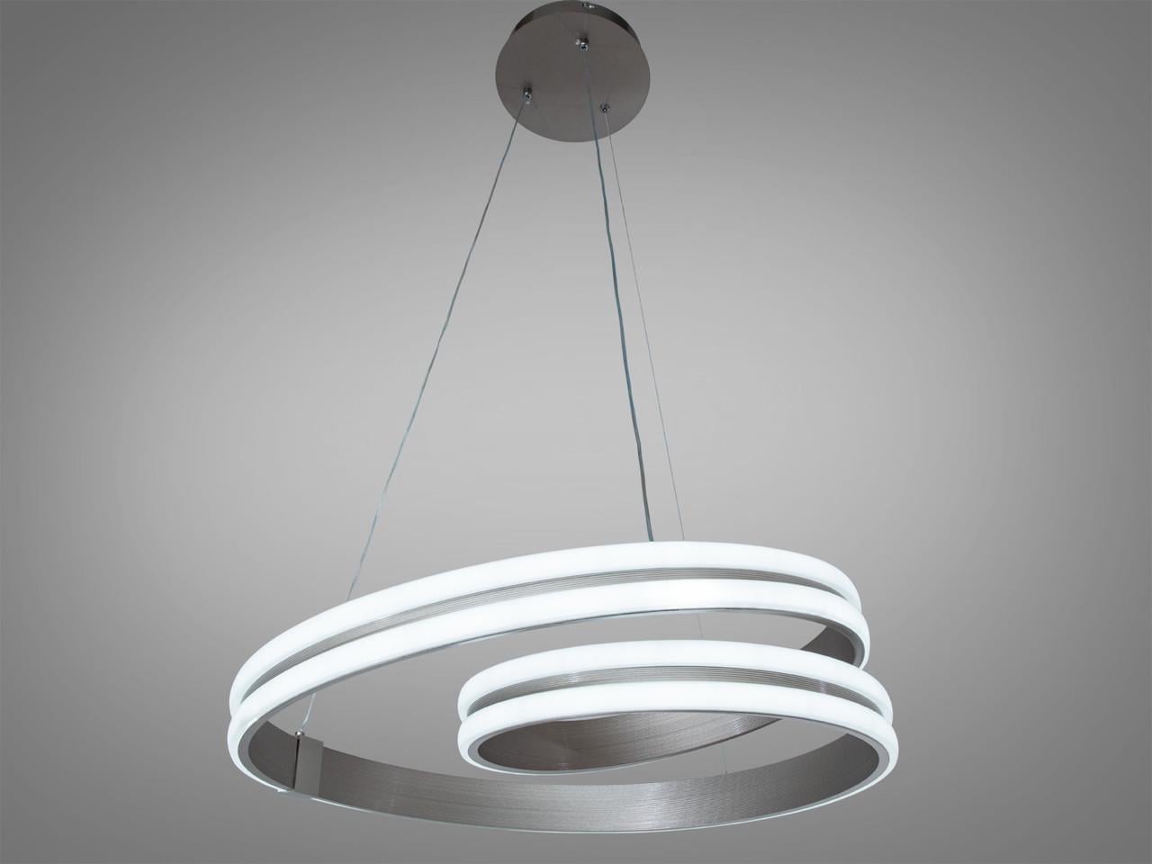 Люстра светодиодная для гостиной MX78090/1CF два кольца Коричневый (2928093513)