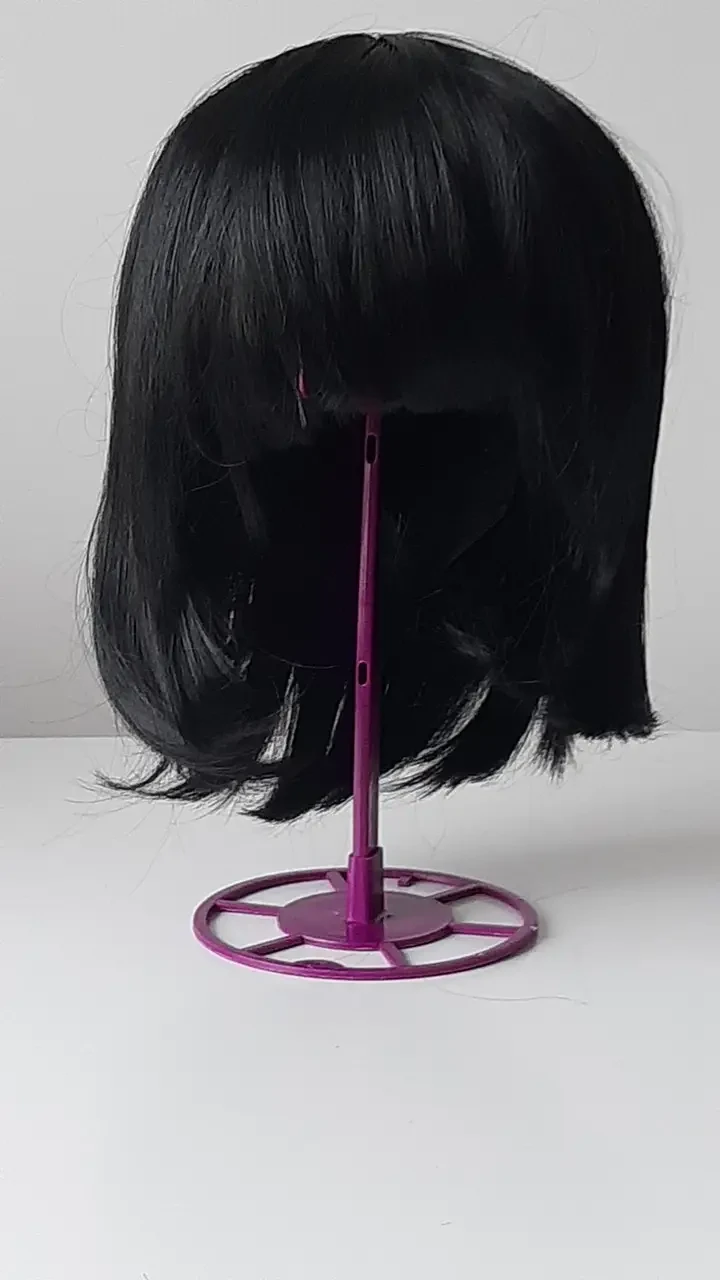 Парик каре искусственные волосы Черный (29118324) - фото 3