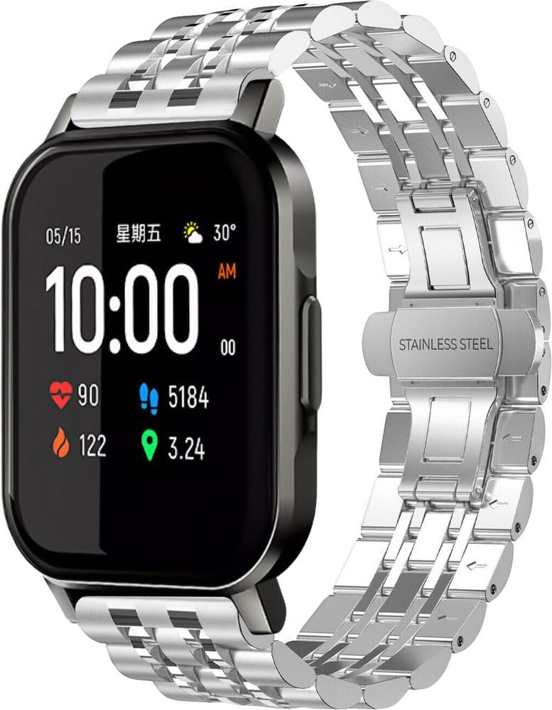 Браслет металлический Spinye для Haylou Smart Watch 2 (LS02) Silver (29175-59)