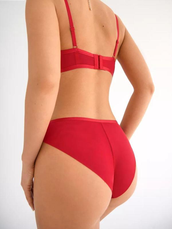 Комплект нижньої білизни Rich 5412k із тонкої мікросітки р. 85D Червоний - фото 4 Комплект нижньої білизни Rich 5412k із тонкої мікросітки р. 85D Червоний - фото 4