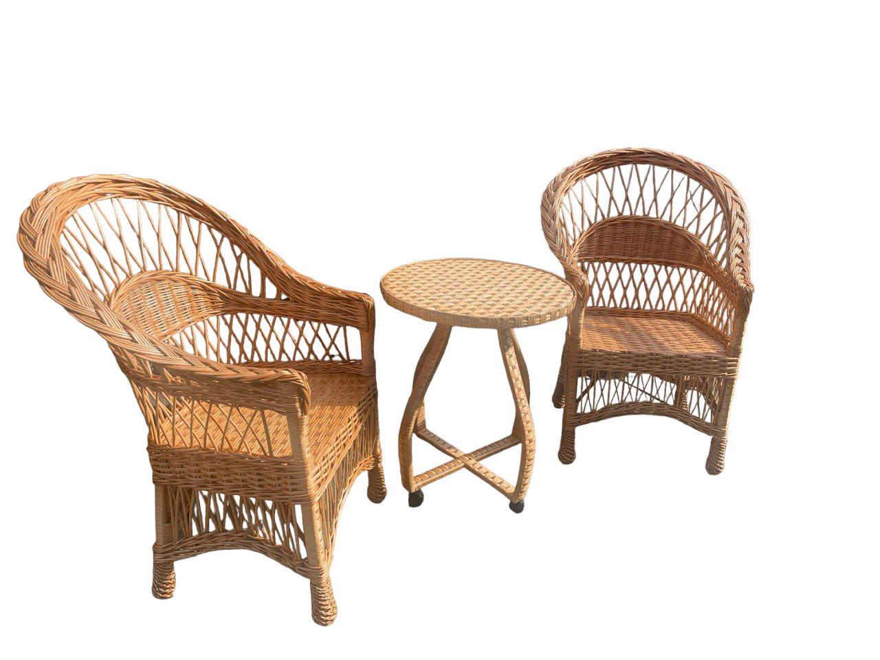 Набір меблів із лози крісла і столик Сімейний Затишок (14749008)
