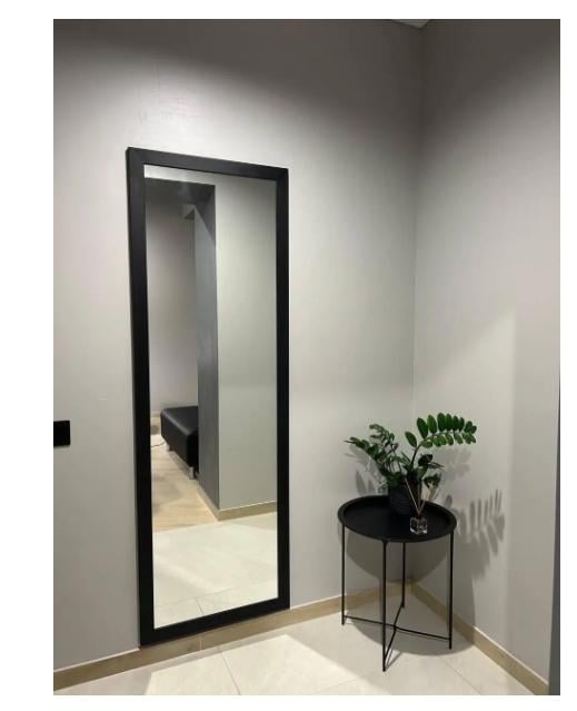 Дзеркало настінне в повний зріст в рамі 1800 1900х900 мм Чорний (29366797)