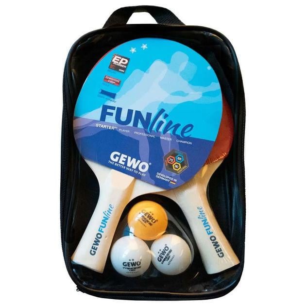Набор для настольного тенниса Gewo Double-Fun с сеткой Flexx (931293)
