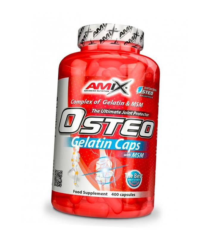 Гидролизат коллагена из МСМ Amix Nutrition OsteoGelatine+MSM 400 капс. (68135001)