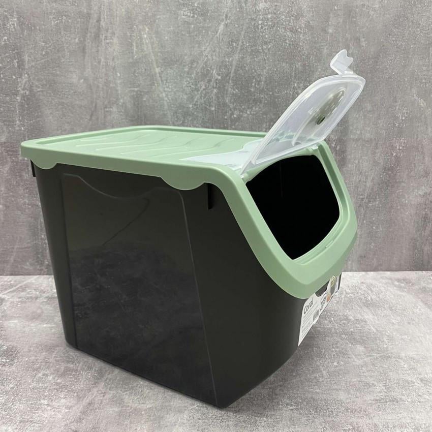Контейнер для овощей Hobby Life 02 1506 пластиковый 12 л 23,5х32,5х23,5 см Черный с зеленым (1921658067) Контейнер для овощей Hobby Life 02 1506 пластиковый 12 л 23,5х32,5х23,5 см Черный с зеленым (1921658067)