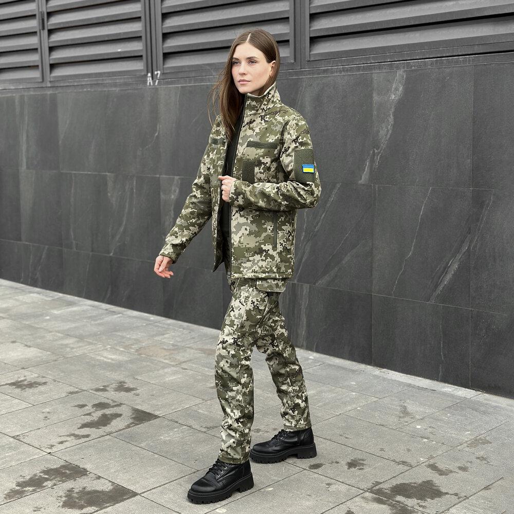 ᐉ Куртка женская военная с липучками Pobedov Shadow 2XL Пиксель (OWku2 ...