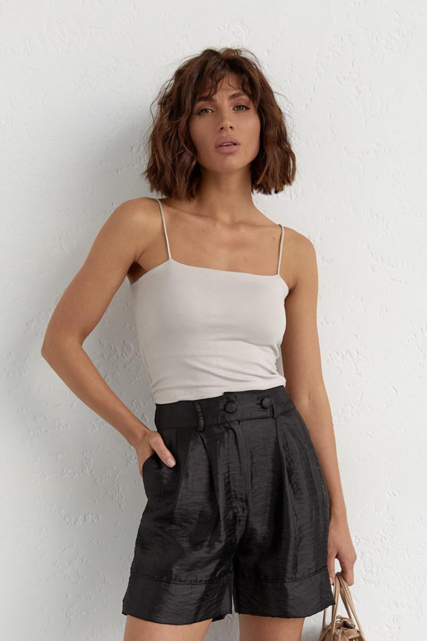 Топ женский на бретелях S Бежевый (11022338)