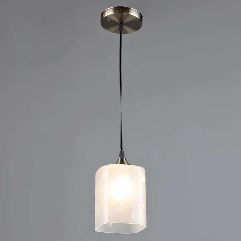 Люстра подвесная Lighthouse SRS-19710/1H AB Бронзовый/Белый