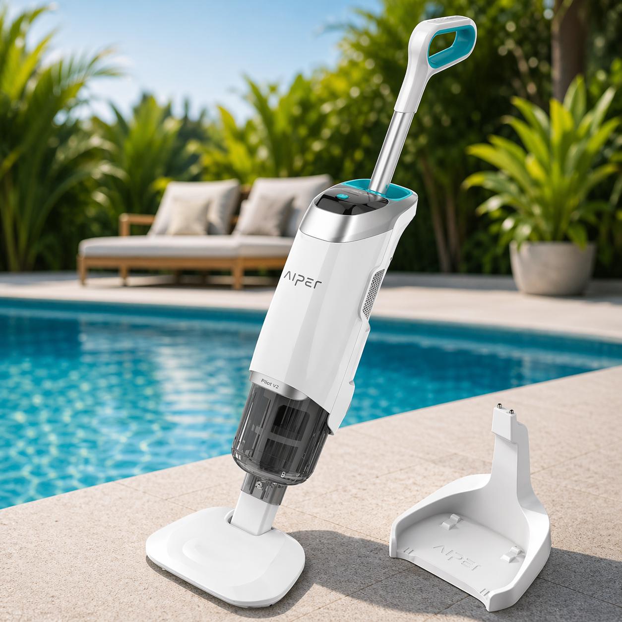 Пылесос ручной для бассейна Aiper Pilot V2 Белый