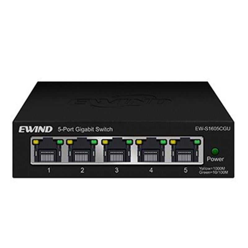 Коммутатор неуправляемый Ewind EW-S1605CGU 1000M 5 портов