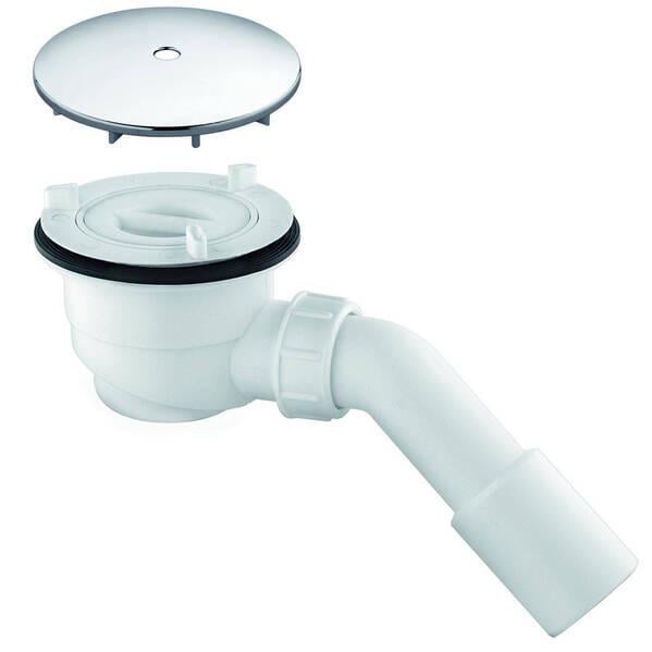 Сифон для душового піддона Kludi Tasso 210980500 з гідрозатвором 90 мм Хром Сифон для душового піддона Kludi Tasso 210980500 з гідрозатвором 90 мм Хром