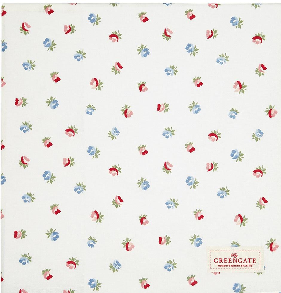 Серветка GreenGate Viola 40x40 см White (5707463399980)