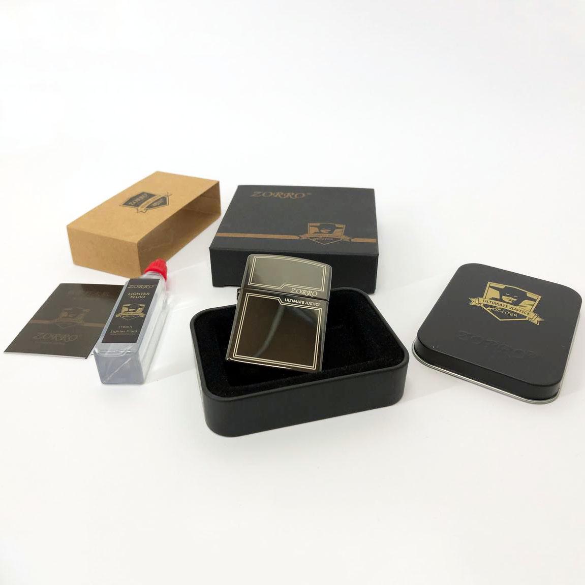 Набор для зажигалки бензиновая Zorro HL-300 Черный (310876) - фото 8 Набор для зажигалки бензиновая Zorro HL-300 Черный (310876) - фото 8