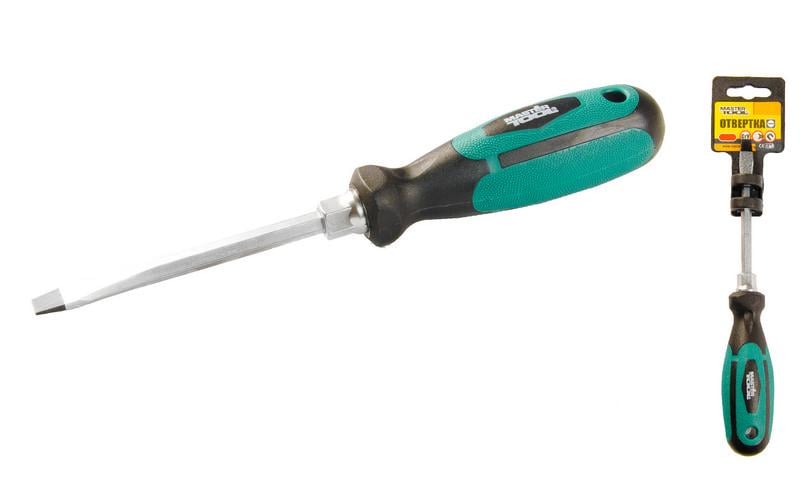 Викрутка плоска Mastertool посилена SL6х100 мм (45-8610)