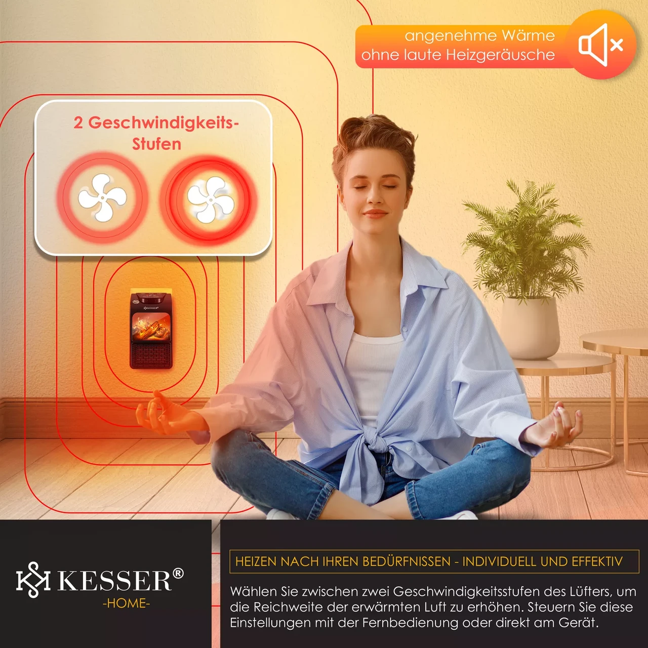 Тепловентилятор побутовий KESSER 10 м2 - фото 7 Тепловентилятор побутовий KESSER 10 м2 - фото 7