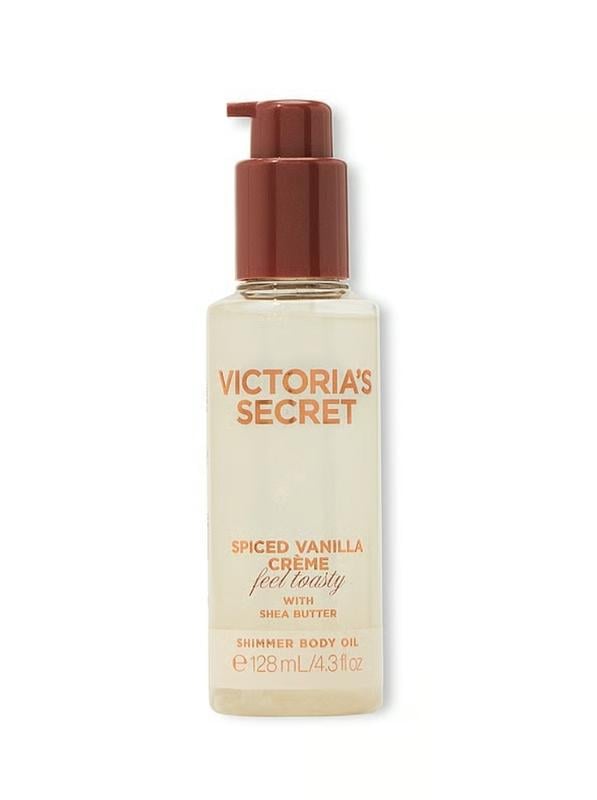 Масло для тела с шимером Victoria's secret spiced vanilla creme shimmer body oil 128 мл (27071608)