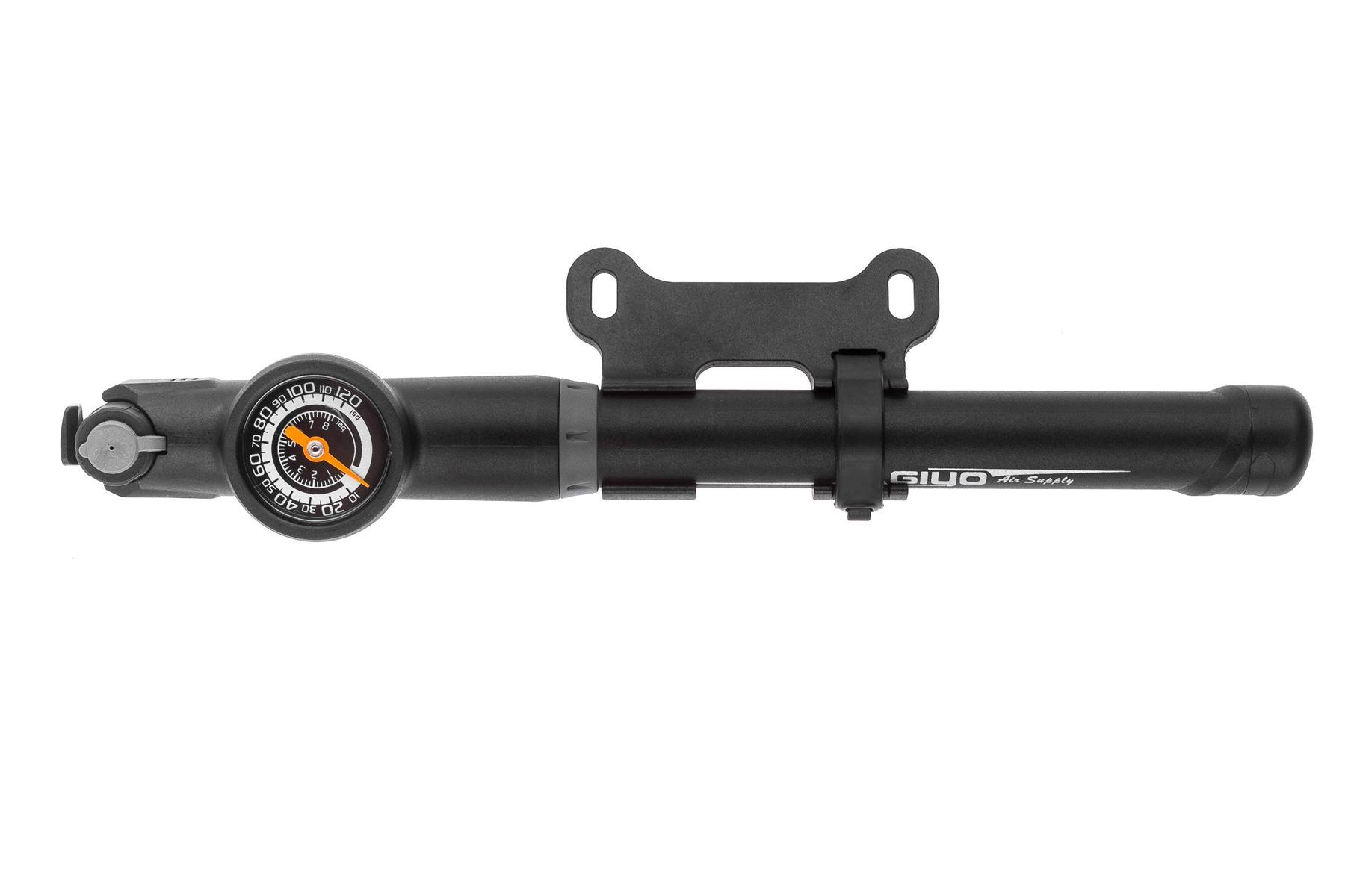 Насос компактний Giyo GP-871S пластик висувний шланг манометр 28 см 120psi/8,3bar