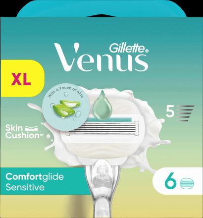 Змінні картриджі для гоління жіночі Venus & Olay Comfortglide Sensitive 5 лез з алоє 6 шт. - фото 2