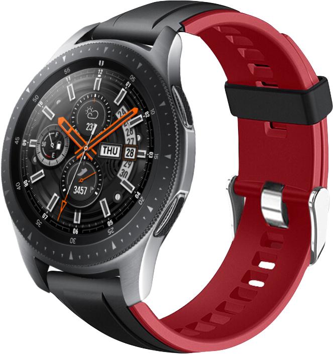 Ремешок Coholl для Galaxy Watch 46/22 мм Black/Red (16263) Ремешок Coholl для Galaxy Watch 46/22 мм Black/Red (16263)