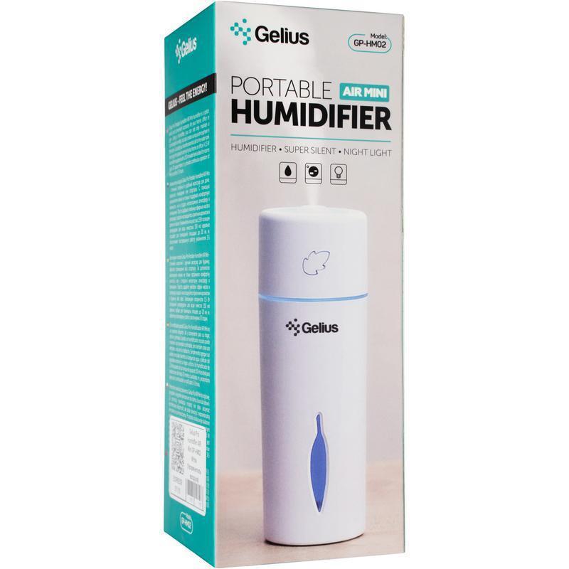 Зволожувач повітря Gelius Pro Humidifier Air mini GP-HM02 автоматичний White - фото 4