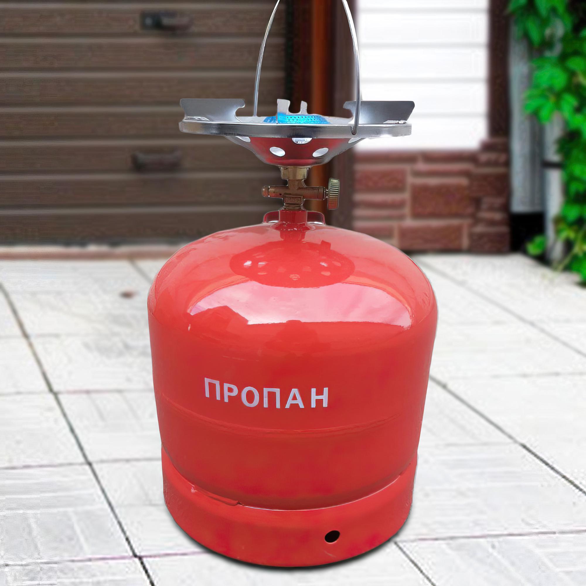 Туристичний газовий балон із пальником 15 л Червоний (HA-888) - фото 2 Туристичний газовий балон із пальником 15 л Червоний (HA-888) - фото 2